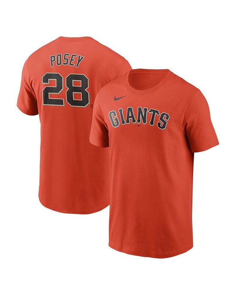 Men's San Francisco Giants Name & Number T-Shirt - Buster Posey $26.49 T-Shirts