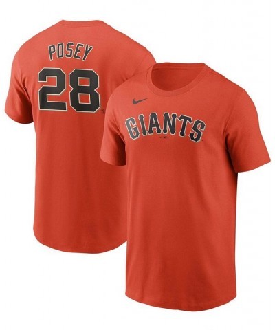 Men's San Francisco Giants Name & Number T-Shirt - Buster Posey $26.49 T-Shirts