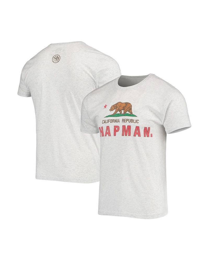 Men's Matt Chapman White Oakland Athletics Player Flag Tri-Blend T-shirt $19.35 T-Shirts