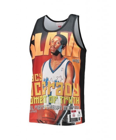 Men's Tracy McGrady Black Orlando Magic Slam Player Tank Top $32.12 T-Shirts