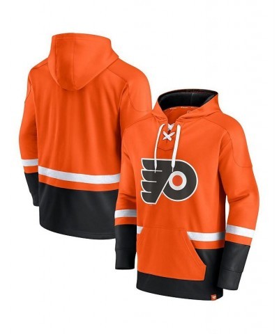 Men's Branded Orange Philadelphia Flyers Big and Tall First Battle Power Play Pullover Hoodie $42.11 Sweatshirt