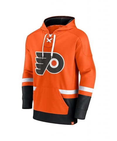 Men's Branded Orange Philadelphia Flyers Big and Tall First Battle Power Play Pullover Hoodie $42.11 Sweatshirt