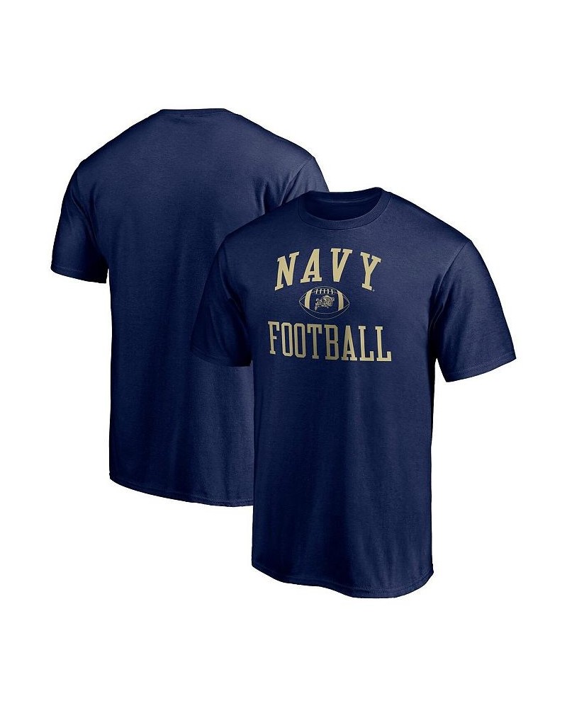 Men's Branded Navy Navy Midshipmen First Sprint Team T-shirt $21.59 T-Shirts