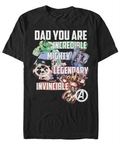 Marvel Men's Comic Collection Dad You Are An Avenger Short Sleeve T-Shirt Black $19.59 T-Shirts