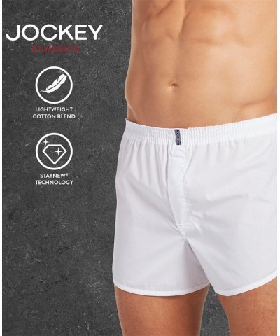 Men's Underwear, Classic Tapered Boxer 4 Pack Multi $16.43 Underwear