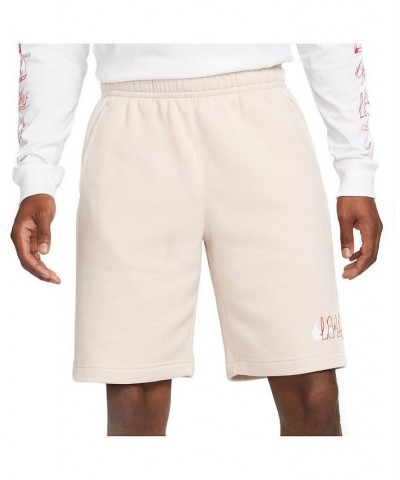 Men's Cream Club America Laxla Park Fleece Shorts $25.85 Shorts