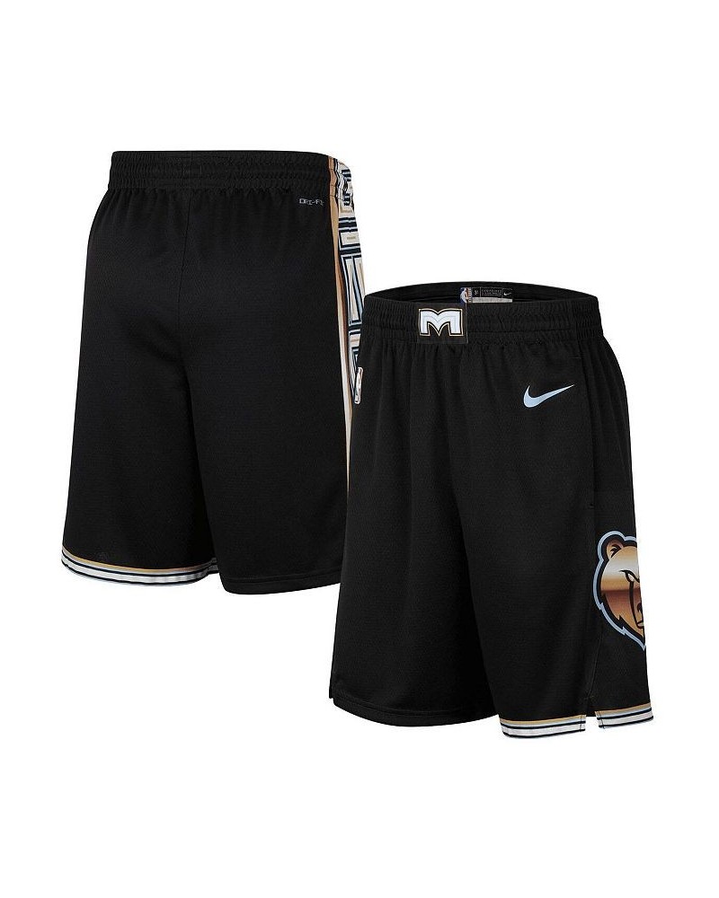 Men's Black Memphis Grizzlies 2022/23 City Edition Swingman Shorts $47.00 Shorts