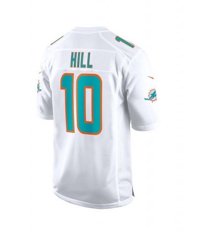 Men's Tyreek Hill White Miami Dolphins Game Jersey $35.31 Jersey