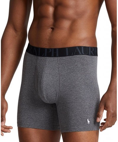 Men's Big & Tall Stretch Classic Boxer Briefs, 3-Pack Red/grey Stripe/charcoal $28.75 Underwear