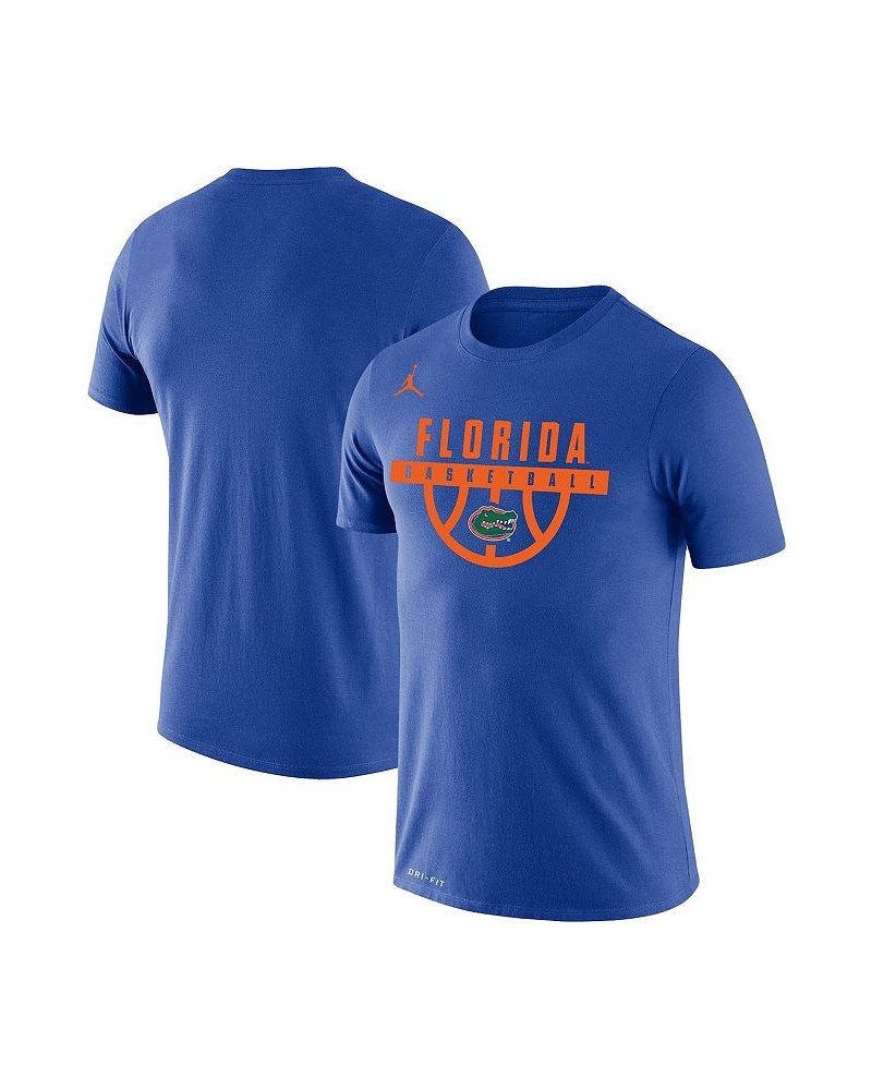 Men's Brand Royal Florida Gators Basketball Drop Legend Performance T-shirt $27.49 T-Shirts