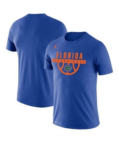 Men's Brand Royal Florida Gators Basketball Drop Legend Performance T-shirt $27.49 T-Shirts