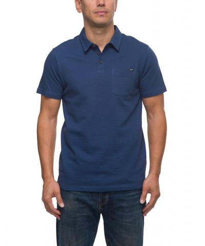 Men's Atwell Short Sleeves Knit Polo Shirt Blue $15.05 Polo Shirts