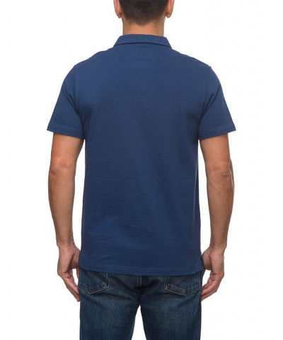 Men's Atwell Short Sleeves Knit Polo Shirt Blue $15.05 Polo Shirts