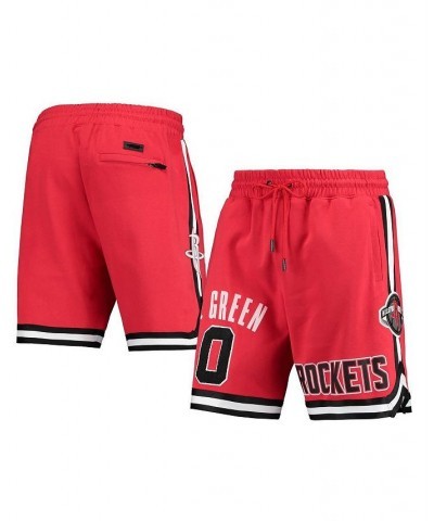 Men's Jalen Green Red Houston Rockets Player Replica Shorts $43.24 Shorts