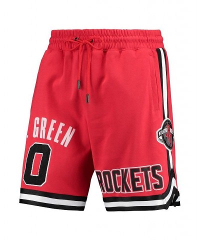 Men's Jalen Green Red Houston Rockets Player Replica Shorts $43.24 Shorts