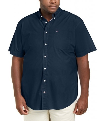 Men's Big & Tall Maxwell Short-Sleeve Button-Down Shirt Classic White $31.85 Shirts