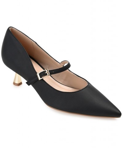 Women's Manza Kitten Heel Black $43.00 Shoes