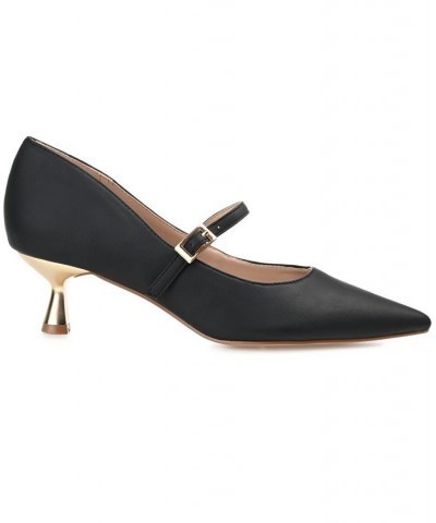 Women's Manza Kitten Heel Black $43.00 Shoes