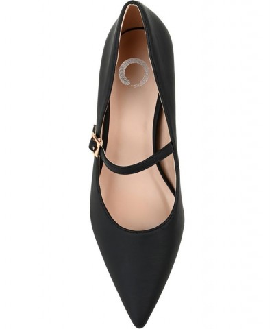 Women's Manza Kitten Heel Black $43.00 Shoes