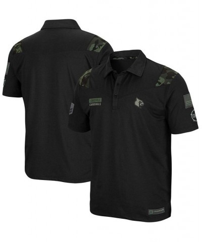 Men's Black Louisville Cardinals OHT Military Inspired Appreciation Sierra Polo $31.19 Polo Shirts