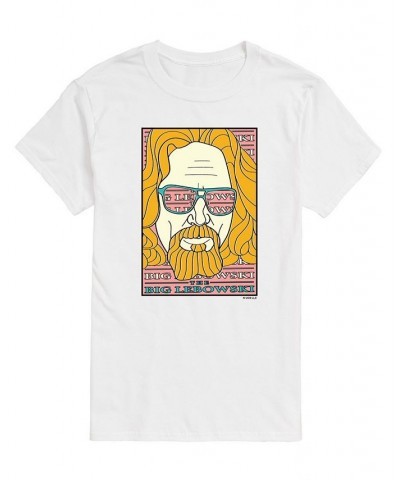 Men's The Big Lebowski T-shirt White $16.10 T-Shirts