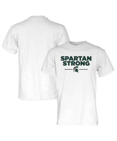 Men's White Michigan State Spartans Spartan Strong T-shirt $19.60 T-Shirts