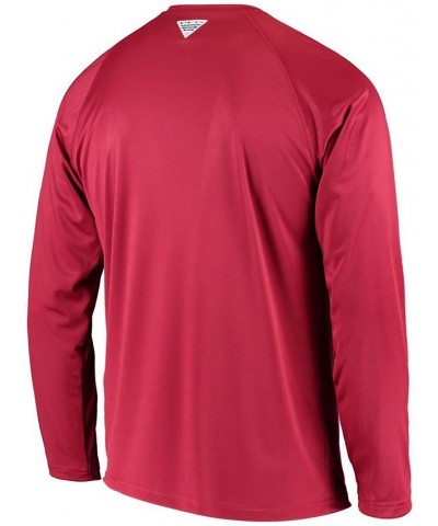 Men's PFG Garnet South Carolina Gamecocks Terminal Tackle Omni-Shade Long Sleeve T-shirt $27.49 T-Shirts