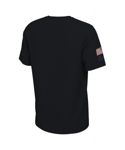 Men's Black Duke Blue Devils Veterans Camo T-shirt $17.27 T-Shirts