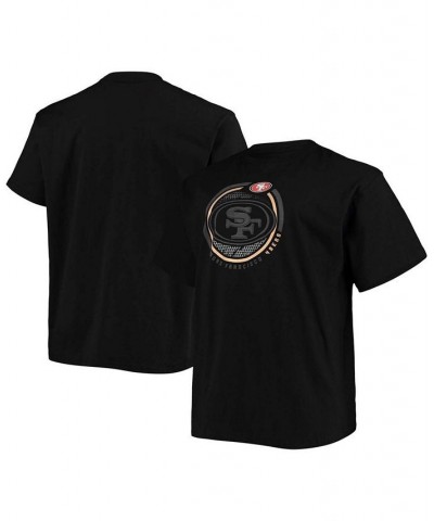 Men's Big and Tall Black San Francisco 49Ers Color Pop T-shirt $16.56 T-Shirts