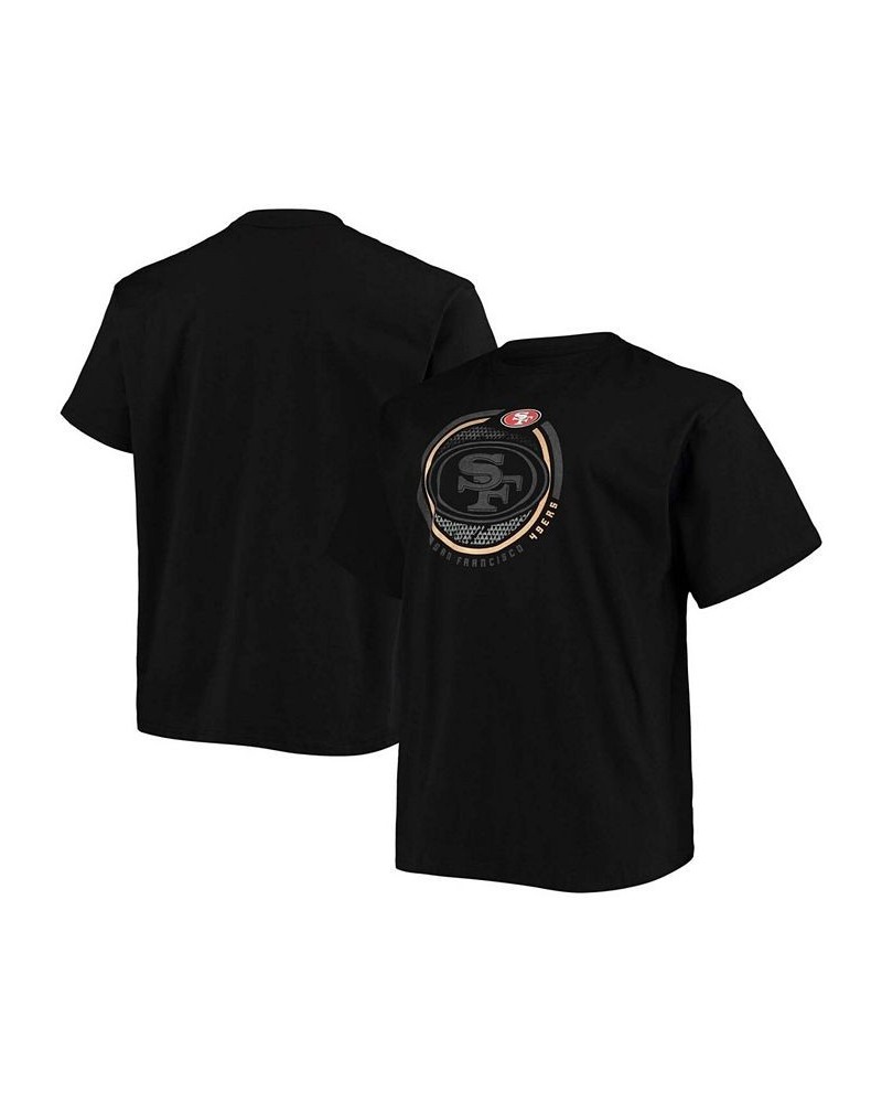 Men's Big and Tall Black San Francisco 49Ers Color Pop T-shirt $16.56 T-Shirts