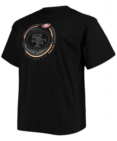 Men's Big and Tall Black San Francisco 49Ers Color Pop T-shirt $16.56 T-Shirts