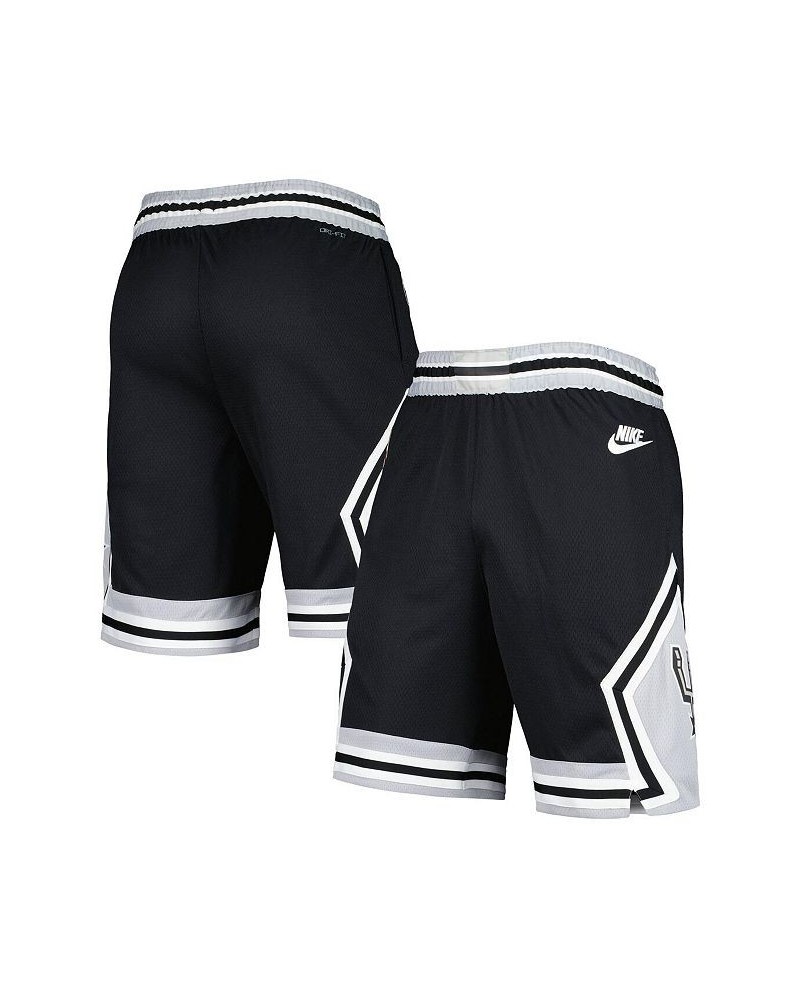 Men's Black, Gray San Antonio Spurs 2022/23 Classic Edition Swingman Shorts $39.26 Shorts