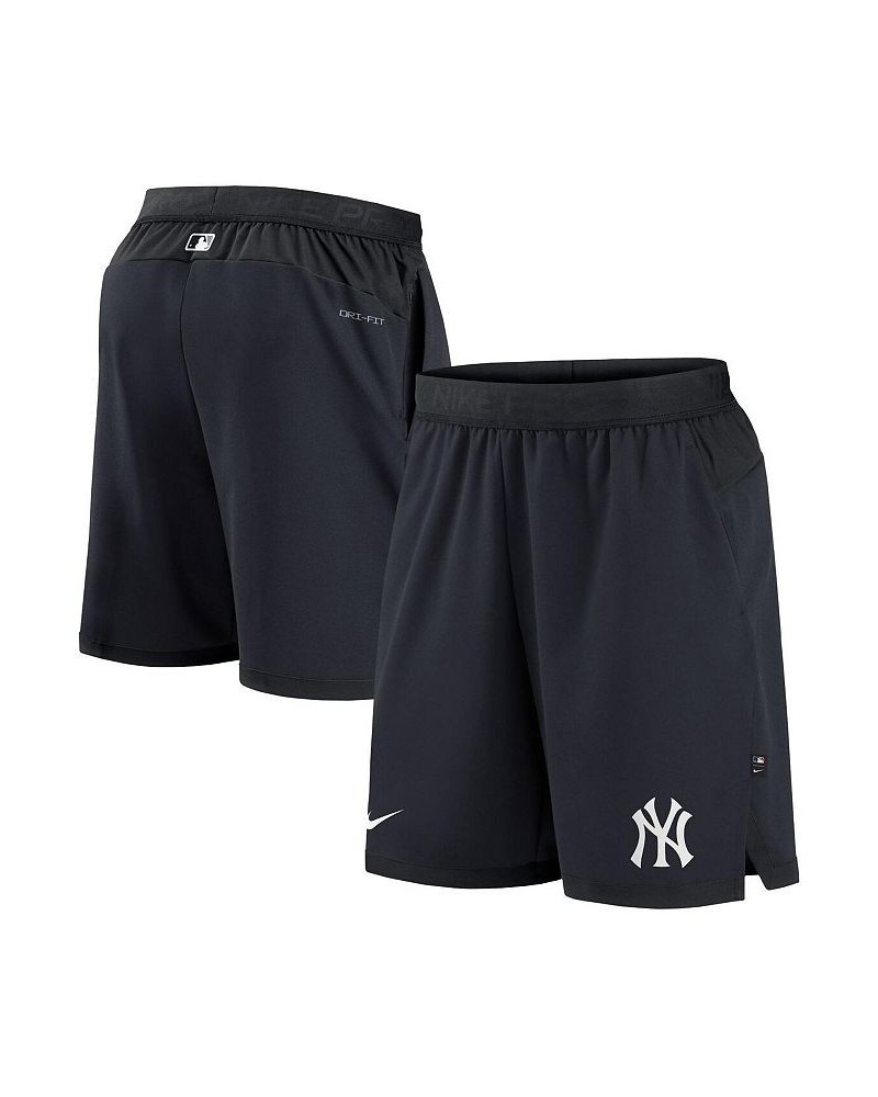 Men's Navy New York Yankees Authentic Collection Flex Vent Performance Shorts $30.10 Shorts