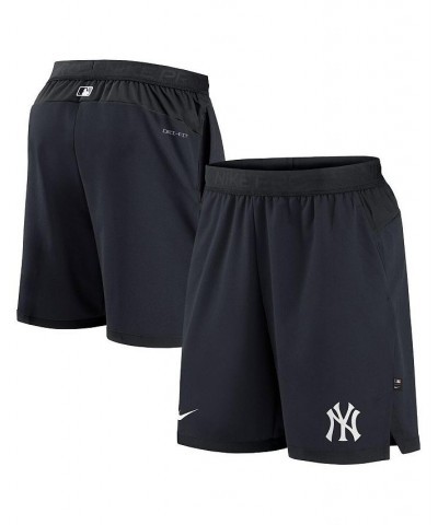 Men's Navy New York Yankees Authentic Collection Flex Vent Performance Shorts $30.10 Shorts