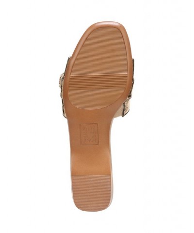 Santiago Slide Sandals Gold $39.24 Shoes