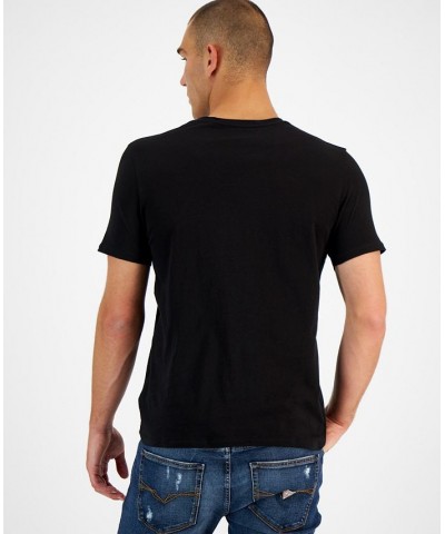 Men's Classic-Fit Triangle Logo Graphic T-Shirt Black $20.34 T-Shirts