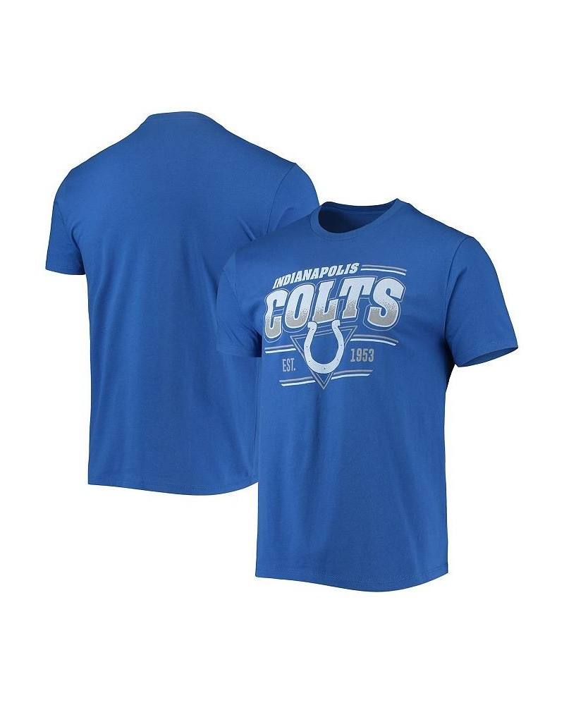 Men's Royal Indianapolis Colts Throwback T-shirt $18.90 T-Shirts