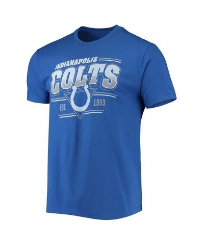 Men's Royal Indianapolis Colts Throwback T-shirt $18.90 T-Shirts