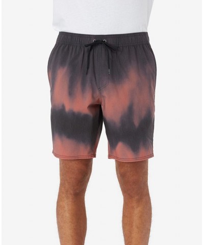 Men's Stockton Print E-Waist Shorts Brown $25.71 Shorts