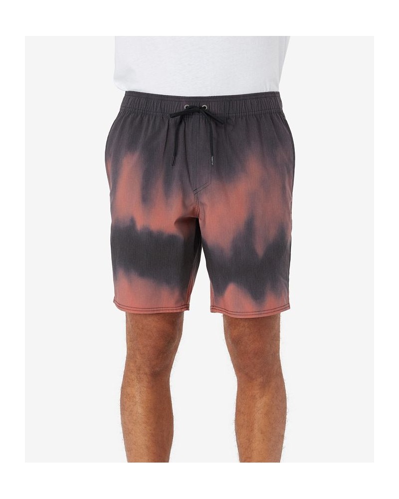 Men's Stockton Print E-Waist Shorts Brown $25.71 Shorts