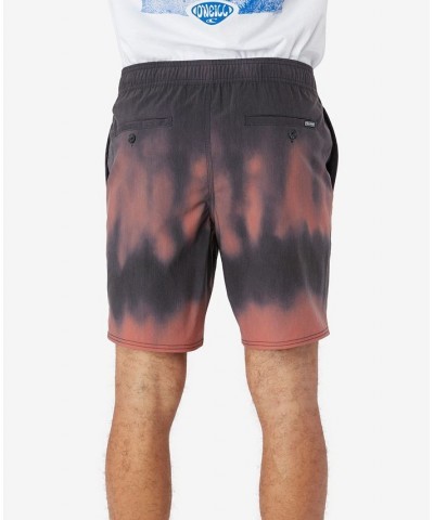 Men's Stockton Print E-Waist Shorts Brown $25.71 Shorts