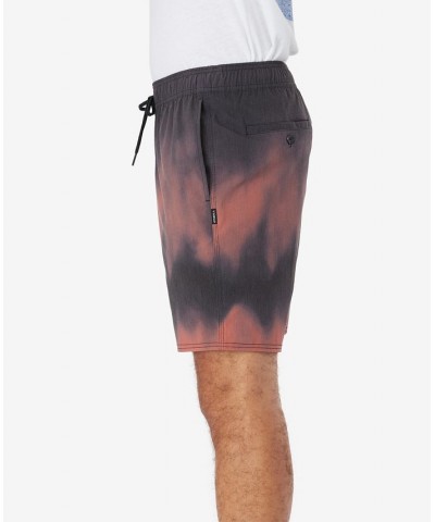 Men's Stockton Print E-Waist Shorts Brown $25.71 Shorts