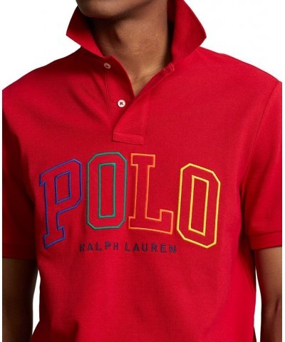 Men's Classic-Fit Mesh Polo Shirt Red $51.30 Polo Shirts