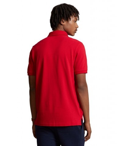 Men's Classic-Fit Mesh Polo Shirt Red $51.30 Polo Shirts