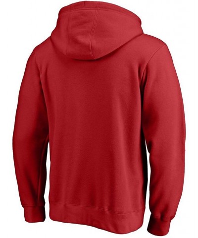 Men's Red Miami Heat Primary Team Logo Pullover Hoodie $26.40 Sweatshirt