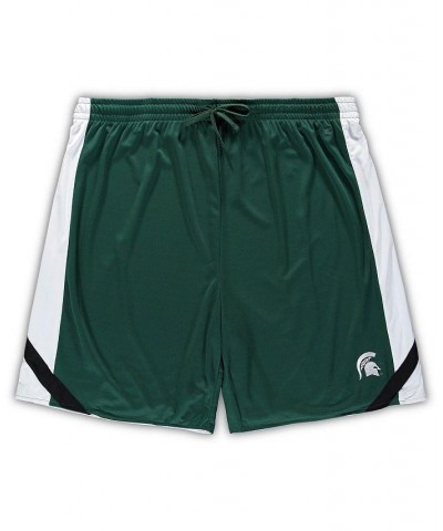 Men's Green, White Michigan State Spartans Big and Tall Team Reversible Shorts $23.65 Shorts