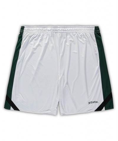 Men's Green, White Michigan State Spartans Big and Tall Team Reversible Shorts $23.65 Shorts