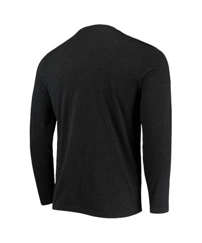 Men's Black Chicago Bulls City Edition Comfy Tri-Blend Long Sleeve T-shirt $29.40 T-Shirts