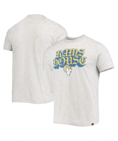 Men's Heathered Gray Los Angeles Rams Team Franklin T-shirt $16.28 T-Shirts