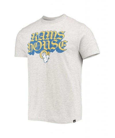 Men's Heathered Gray Los Angeles Rams Team Franklin T-shirt $16.28 T-Shirts